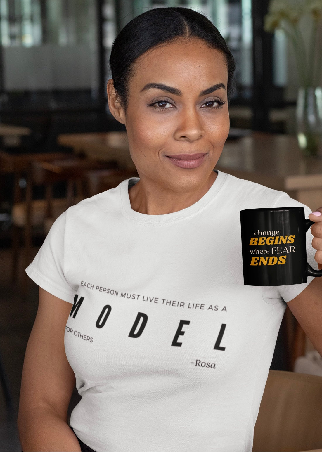 Life Model T-Shirt - White