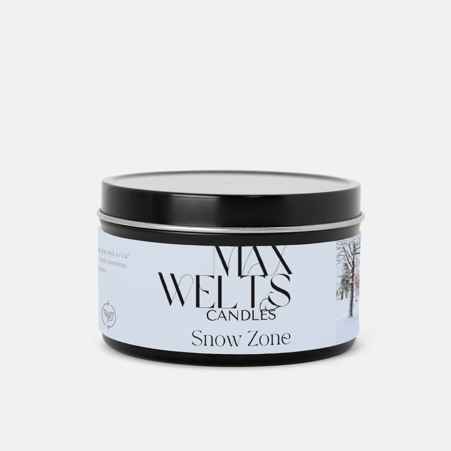 Snow Zone 8oz - Candle Tin